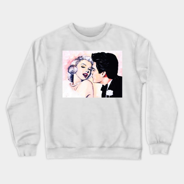 Two of the most well-known people in the world Crewneck Sweatshirt by Svetlana Pelin